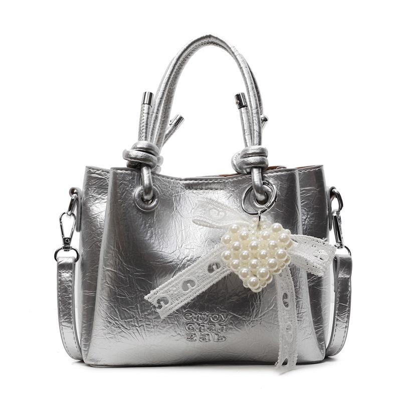 New Portable Bucket Bag Women's Casual Versatile Shoulder Messenger Bag
