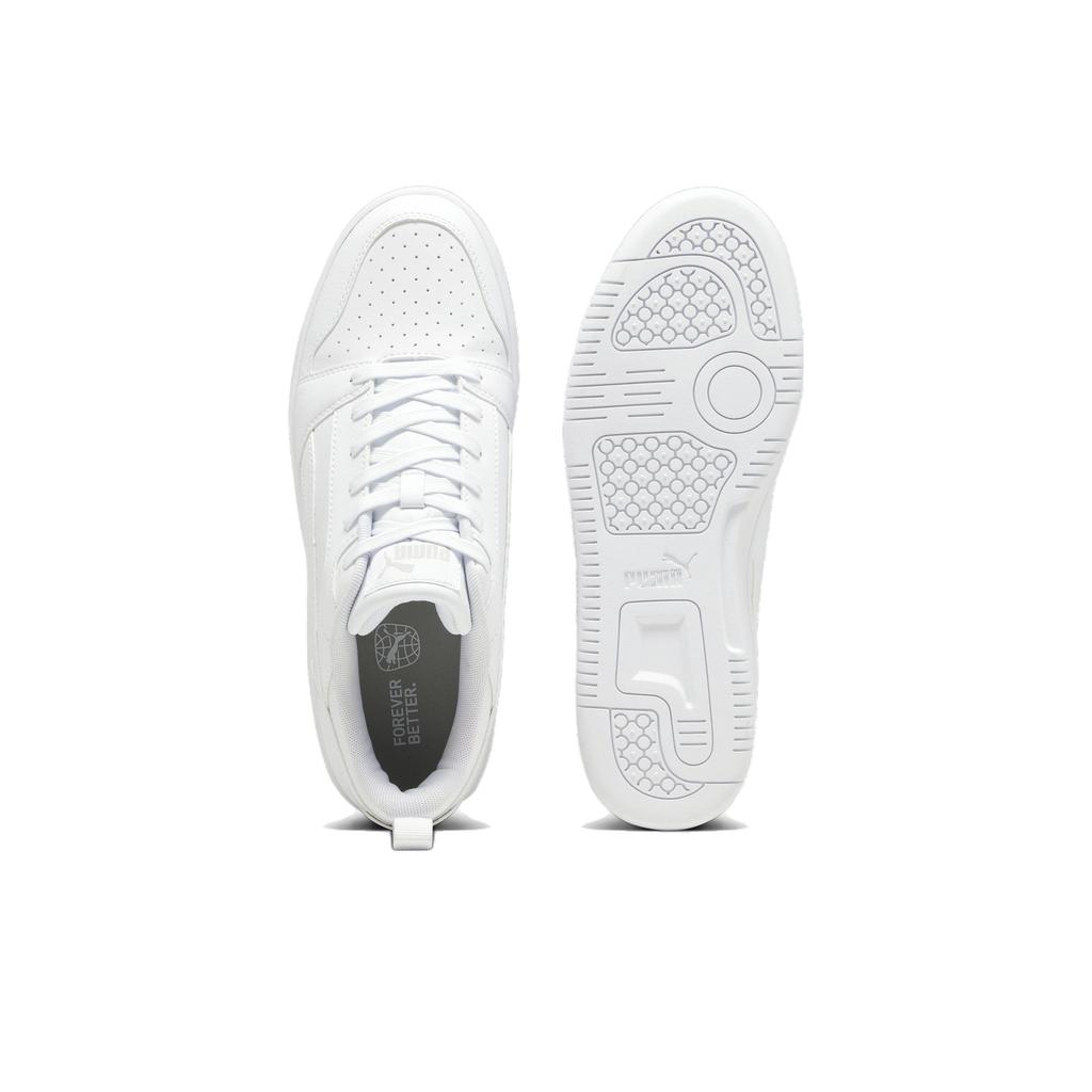 Puma Rebound V6 Low White Unisex Sneakers Cool-Light-Grey 392328-03