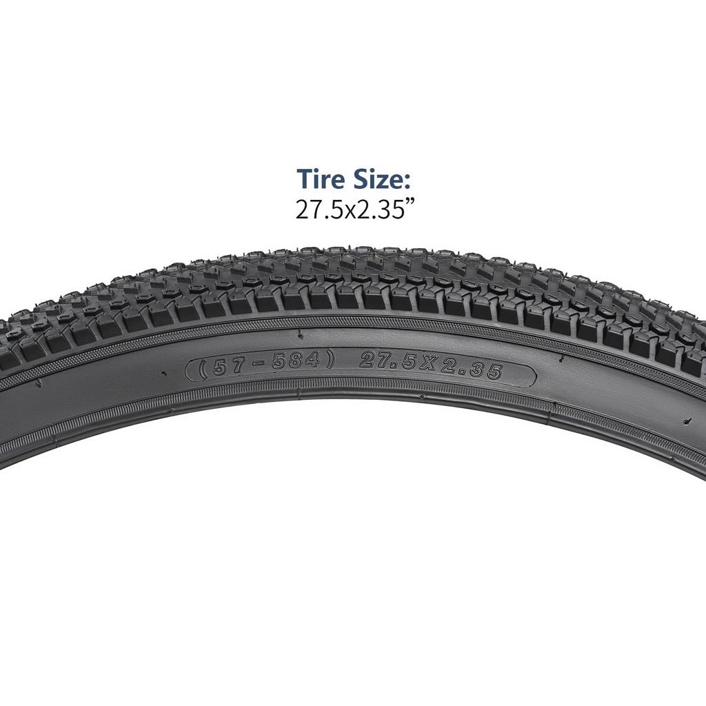 YunSCM 27.5x2.35 Tires, 27.5x2.35 Bicycle Tires, Suitable for 27.5" 2.35" Mountain Bikes and Cross Bikes, Y-1277D