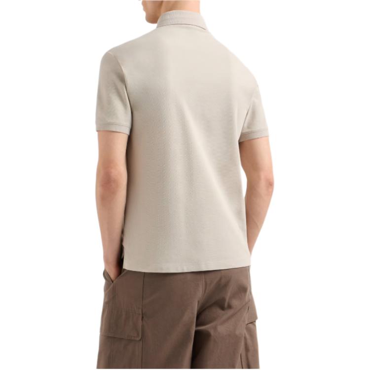 EMPORIO ARMANI Jersey Polo Shirt With Logo Collar EM001081-AF10497-U1098