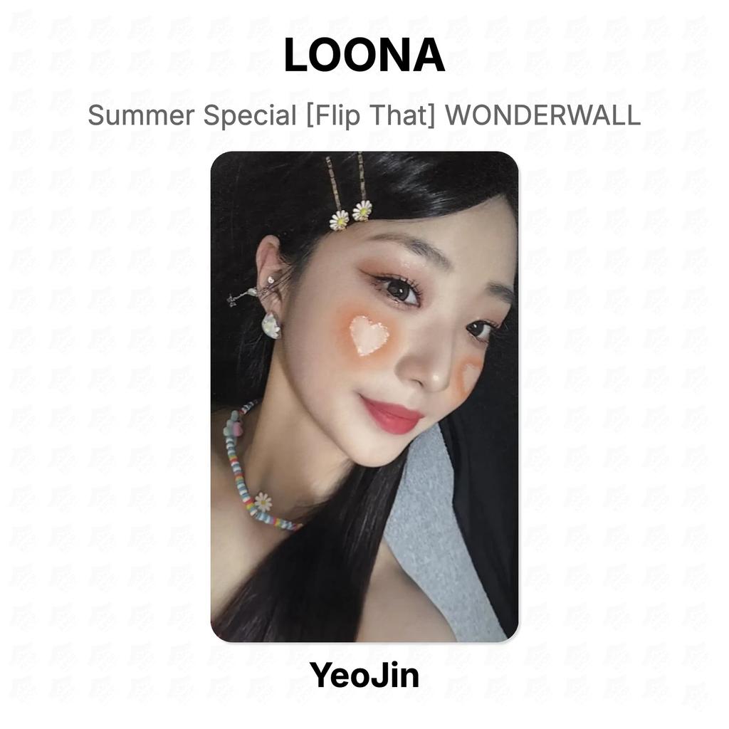 LOONA Summer Special [Flip That] WONDERWALL Official Photocard