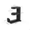 Headphone Hanger with Cable Clip BeneathDesk Holder SpaceSaving Hook for