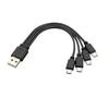 USB charging Multicharging Cable for Tablets and Smartphones Stay powereds Up All Day Long Splitter Cable 20cm/150cm