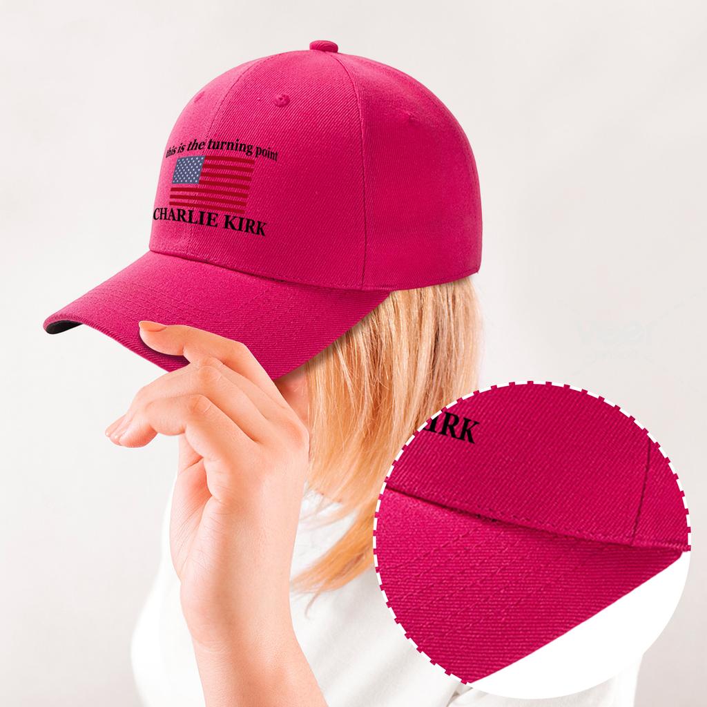 This Is The Turning Point Hat Pray For Charlie Kirk Hat For Men Women Adjustable Mens Baseball Hats Cap