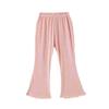 Girls Summer Lightweight Flared Cuff Pants Princess Mosquito-Resistant Long Trousers