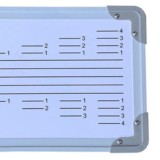 Double-Sided Magnetic Music Staff Whiteboard High Low Notes Teaching Aid Mini Dry Erase Board Students Teachers Music Classroom Supplies
