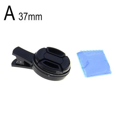 37mm 52mm Phone Lens Filter With Clip For Smartphone Universal ND2-400 Variable Filter For Mobile Phone Camera Lens For iPhone