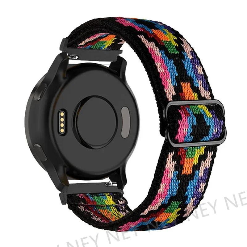 20 mm/22 mm Band für Amazfit GTS 4/2/2e/3/GTS2 Mini/GTR/4/3/Pro/GTR2/42 mm/Stratos Nylon elastisches Uhrenarmband Amazfit Bip-Armband