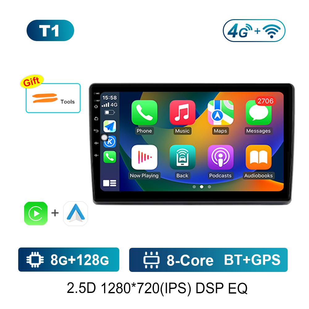 Android Intelligent System Navigation GPS for Fiat Ducato 2007 - 2015 Car Radio Multimedia player 2.5D Screen WiFi+4G Head Unit