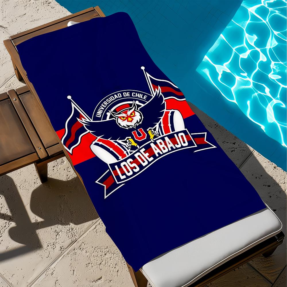 Mode art cool Club U-Universidad de C-Chile Serviette Plage Séchage Rapide Douce Serviettes Piscine Cadeau pour Voyage Salle de Sport Douche Camping sports