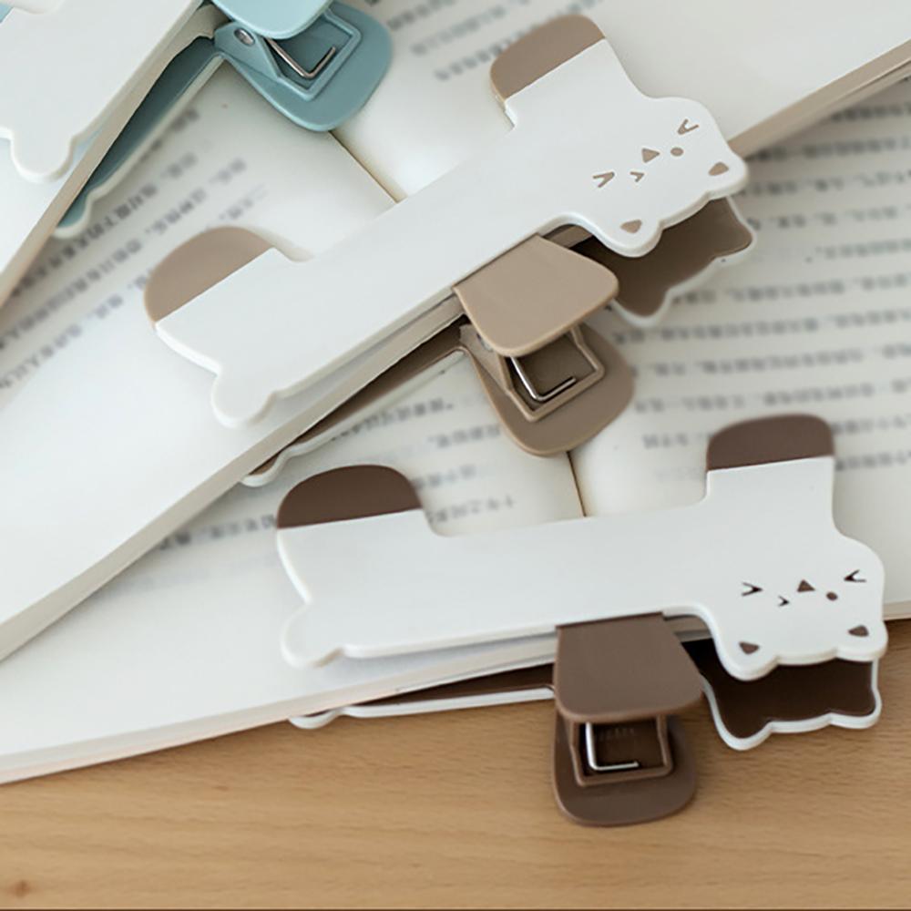 Cute Cat Book Holder, Fixed Book Holder, Office Supplies Folder, Student Stationery Clip, Bill Holder