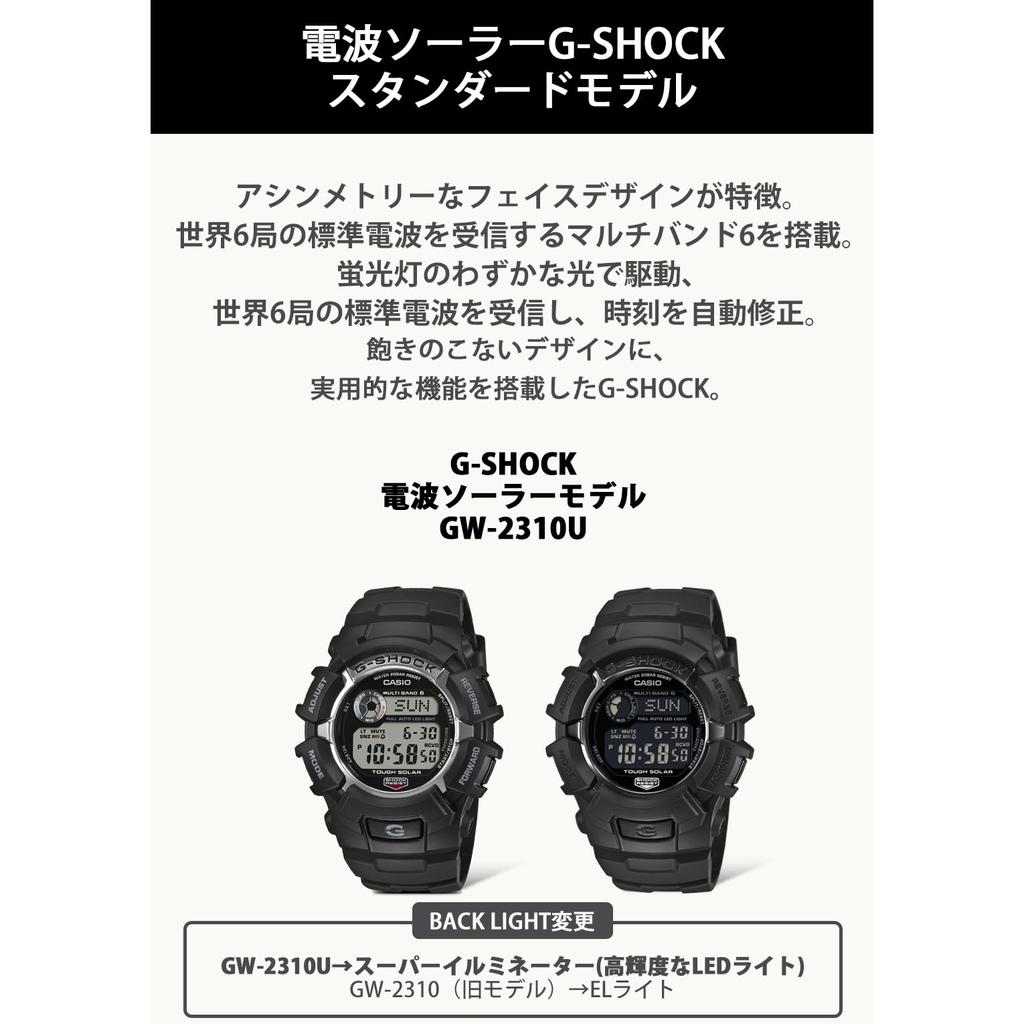 Casio G-Shock Men's Black Radio Solar Watch GW-2310UFB-1JF [Official Japanese Version]