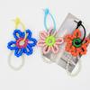 Cute and Childlike Hand-woven Carrot Flower Keychain Mobile Phone Pendant Bag Jewelry