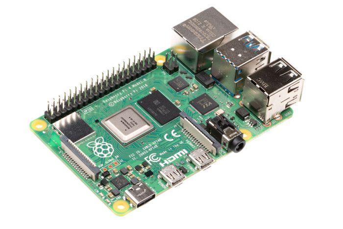 Ordinateur monocarte - Raspberry Pi - 4 Model B - 4 Go RAM - HDMI - USB - Ethernet