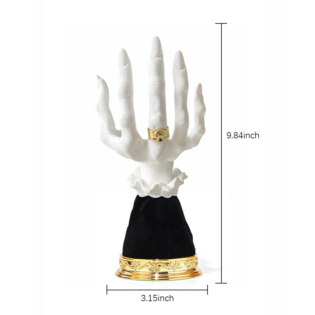 Candlestick Halloween Hand Palm Shaped Candle Holder Stand Table Decoration for Haunted House