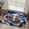 Leeds United Football Design Crystal Velvet Carpet Cozy Non?Slip Printed Rug For Bedroom Living Room Entrance