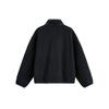 Unisex Fleece Pullover Sweatshirt With Stand Collar Zip Front Winter Warm Casual Outerwear Teens Adults