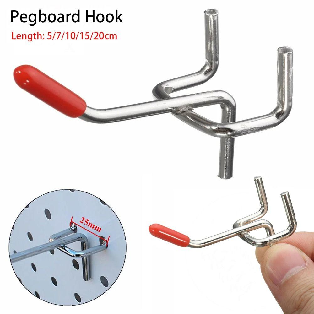 

1Pcs стелаж для зберігання отвір дошка гачок апаратний інструмент pegboard гачок похила вішалка для магазину гарна полиця 7cm