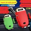 15W Fast Charging Wireless Car Phone Holder with Auto Induction & Air Vent Clip - S18 Model