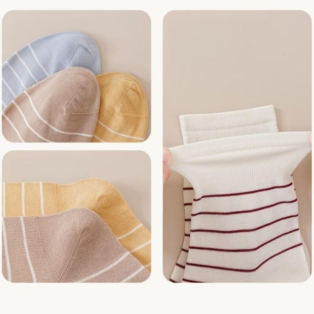 No Tight Mid Calf Socks Loose Cuff Nursing Socks Non Binding Women Socks Indoor Wear