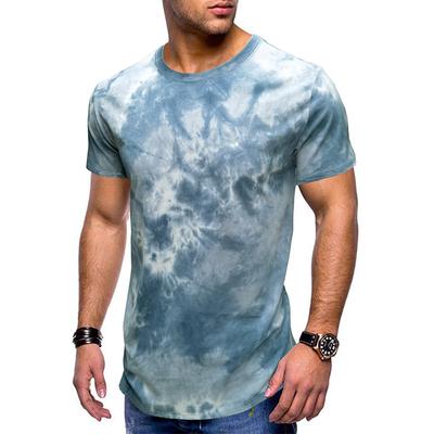Letni Męski T-shirt z Krótkim Rękawem Moda Luźny Casualowy Wygodny Top Męski Styl Vintage Modny Strój Casualowy Minimalistyczna Moda Oddychająca Koszulka