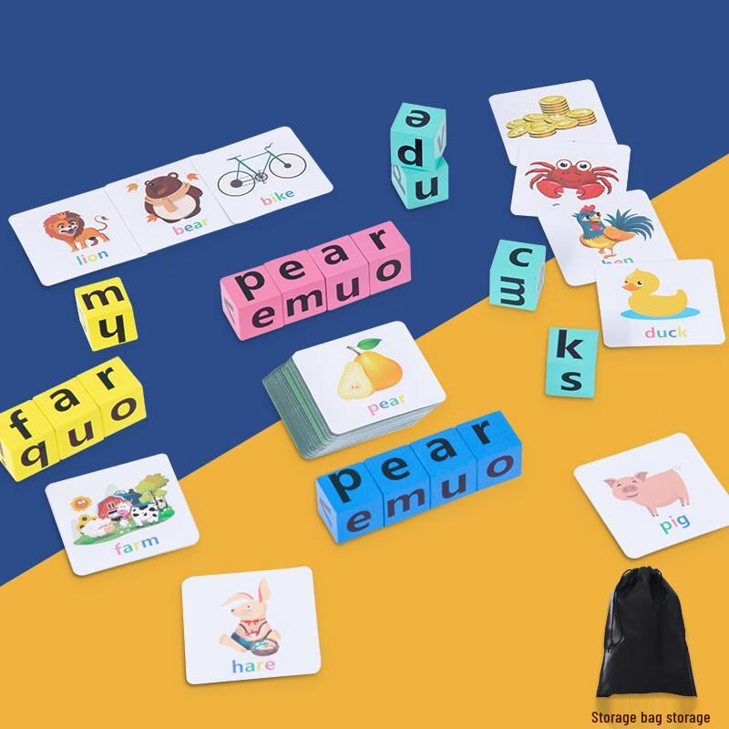 Brangdy Kids  English Word Spelling Puzzle Game Set