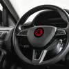 Car Sticker 2025 New 1Pcs 63MM ABS Car Steering Wheel Badge Sticker Decoration For Skoda Octavia Rapid Fabia A7 Superb KAMIQ Roo