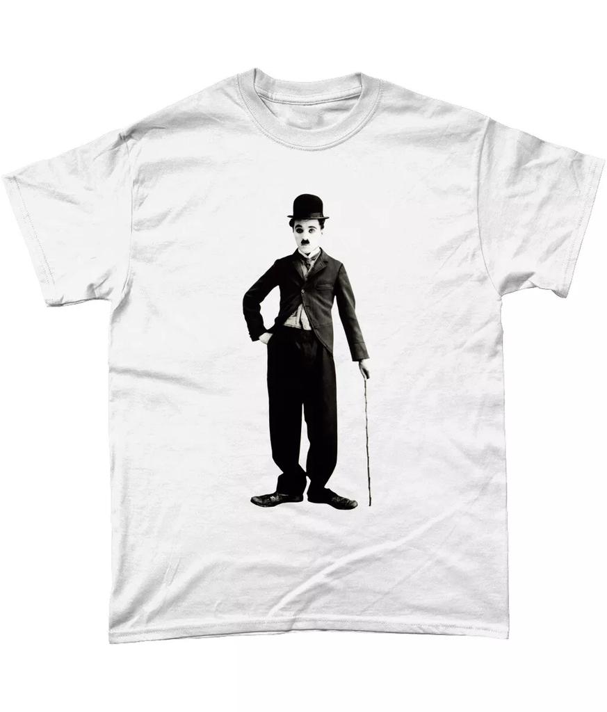 Tričko Charlie Chaplin Němé filmy Laurel a Hardy Keystone Cops