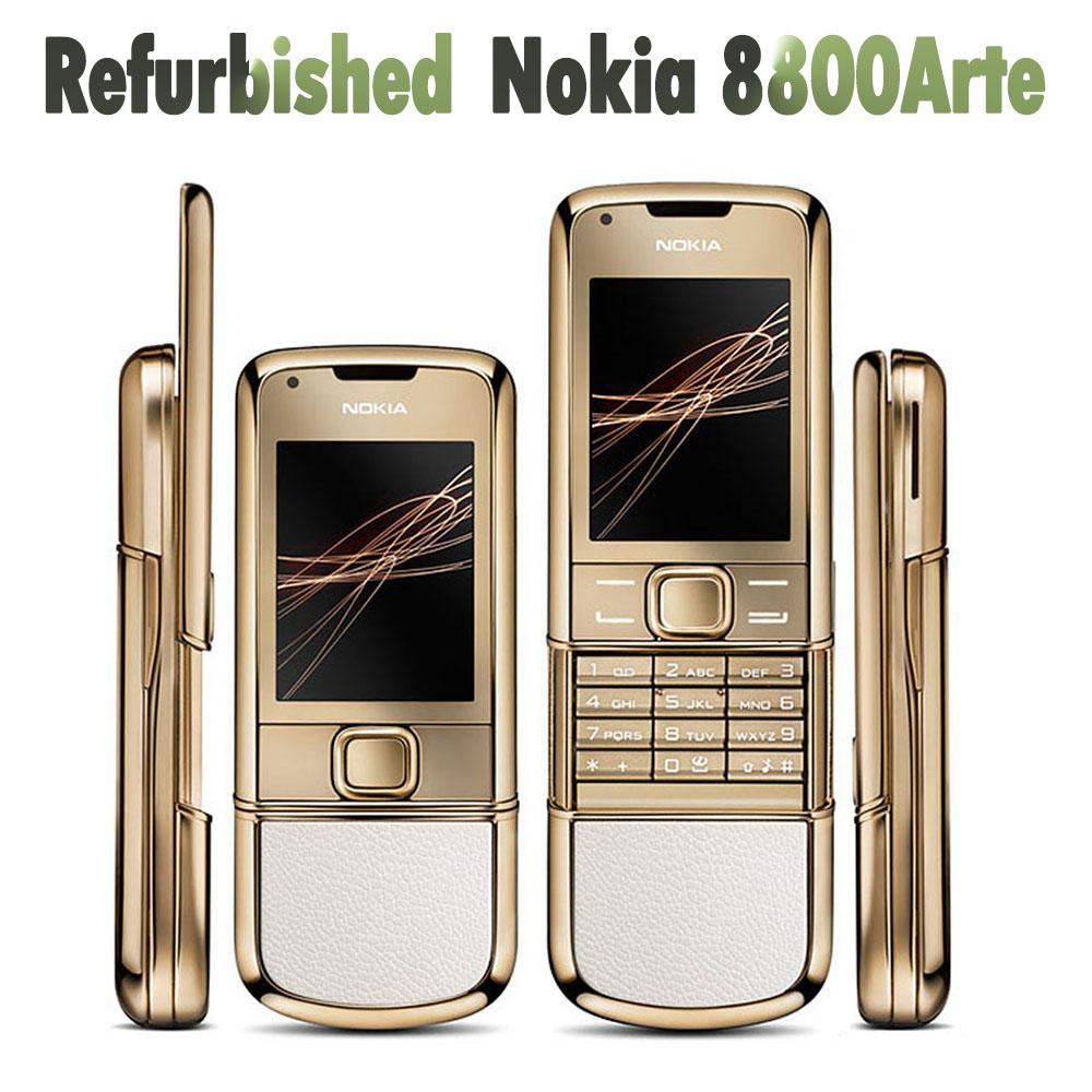 

Восстановленный оригинальный мобильный телефон Nokia 8800 Gold Arte