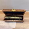 Handmade 50.8 cm Brass Marine Telescope Spyglass with Wooden Box Nautical Gift Decor