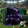 Panther In Action Throws Blanket Flannel Blankets Plush for Couch Bed Gifts for Men Women Travel picnic blanket Christmas fan gifts