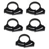 Set of 5 Garden Tubing Clips for Secure Drip Irrigation Systems in Greenhouses Double Gripping Adjustable Hose Clamps