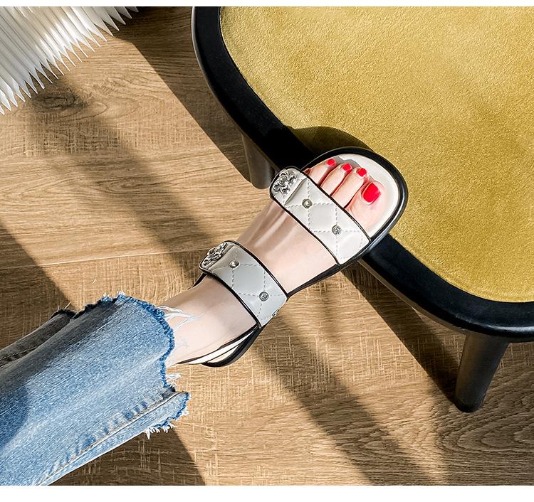 Мода Новые Женские Современные Сандалии Летняя Мода Гладиаторские Шлепанцы Кожа — фото 4