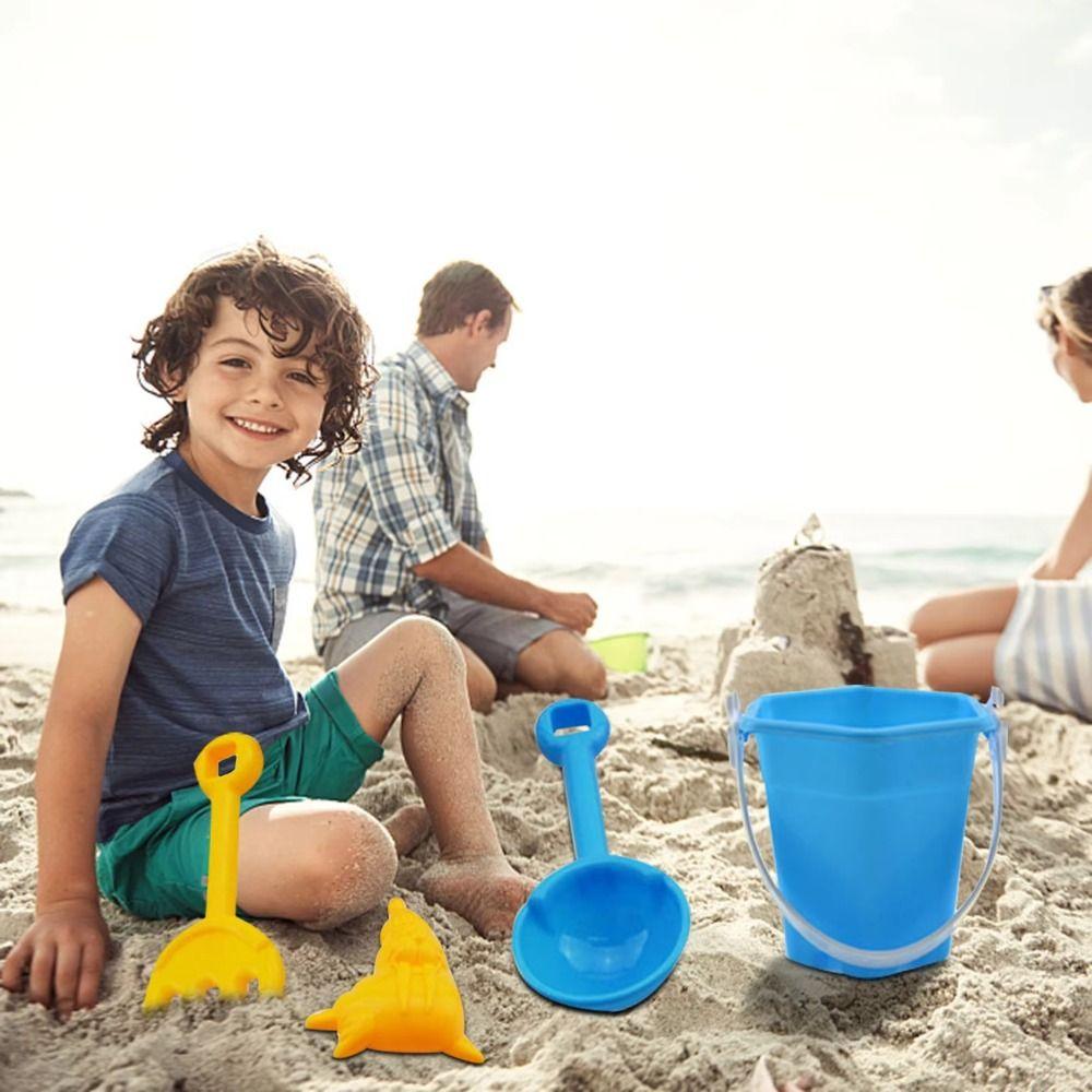 With Bucket Beach Shovel Bucket Set Crab Fish Mold Summer Beach Toys Beach Sand Play Toys  Gifts