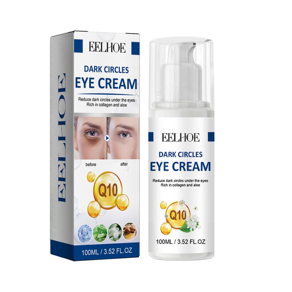EELHOE Hyaluronic Acid Whitening Eye Cream Anti Dark Circles Eye Bags Wrinkle Removal Skin Serum Brighten Moisturizer Eyes Beauty Health