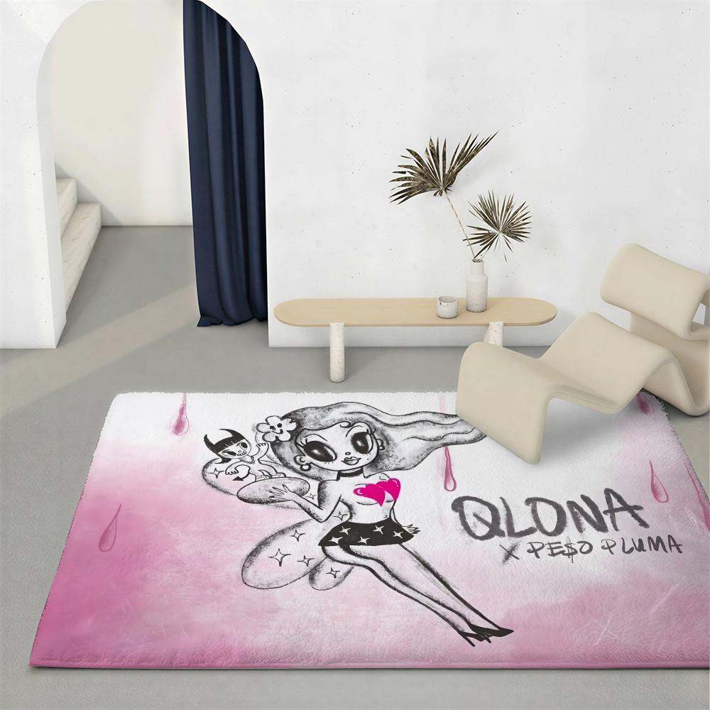 Pop Singer K-Karol GS Floor Mat Eco-Friendly Flannel Doormat Non-Slip Odorless Soft Short Plush Indoor Floor Rug
