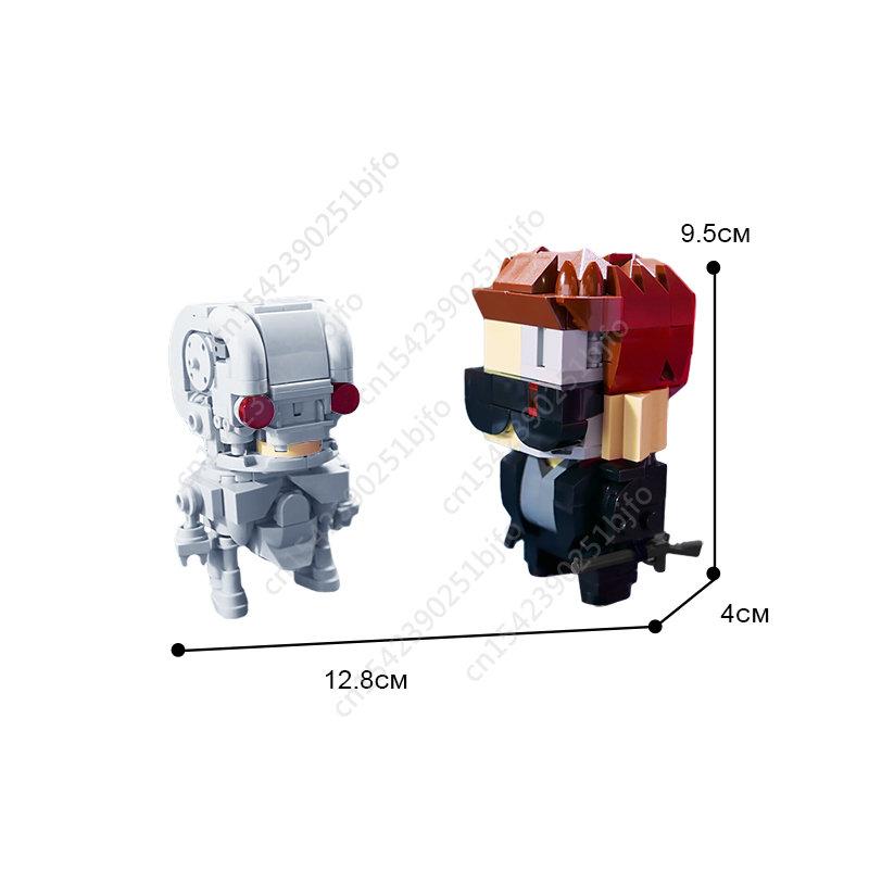 Moc Game Seria de filme Brickheadz Figura de acțiune Blocuri de construcție Asamblare Model Anime Figura Personaj de film Cărămizi Jucărie Copil