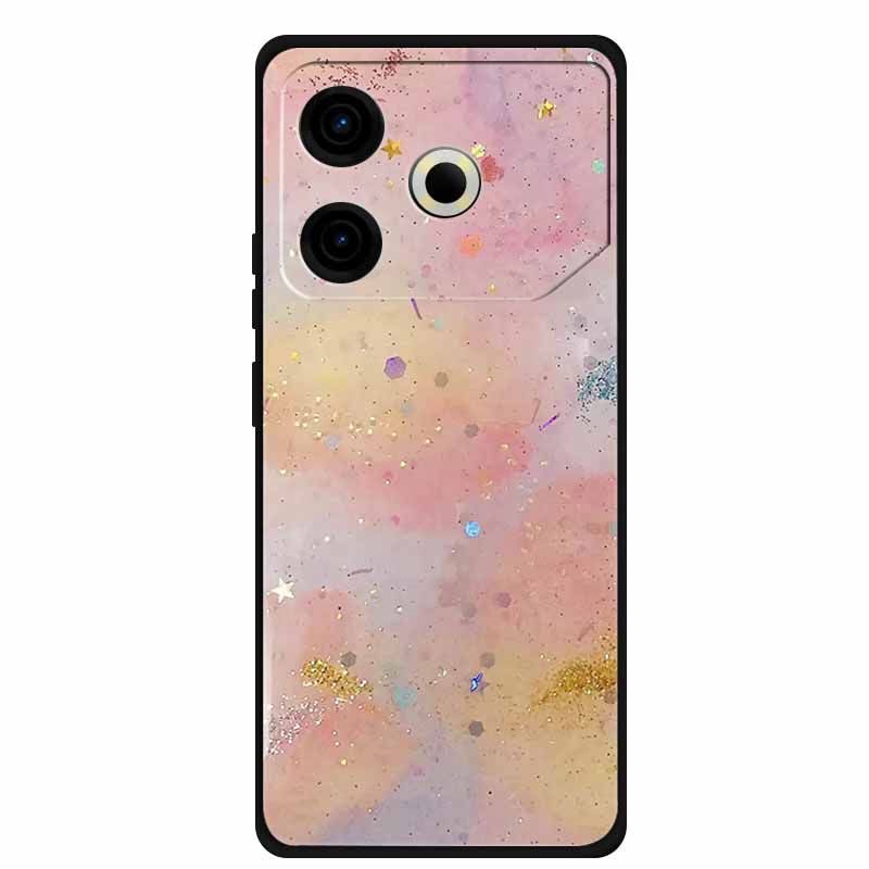Phone Case For Tecno Pova6 Neo TPU Back Coque for Pova 6 Neo Marble Colour Soft Cover Protective Funda Luxury Silicone Shell