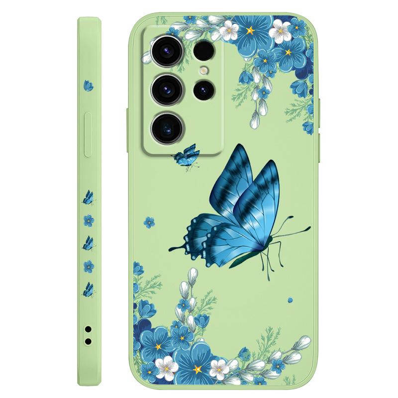 Exquisite Butterfly Phone Case For Samsung Galaxy S25 S24 S23 S22 S21 S20 S10 S10E Ultra Plus FE Note 20 Ultra Plus Cover
