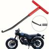 Cârlig cu arc pentru evacuare motocicletă Mâner în formă de T Extractor cu arc pentru țeavă de eșapament Cârlige de montare Arcuri Demontare Instrument de reparare - 1/2 buc