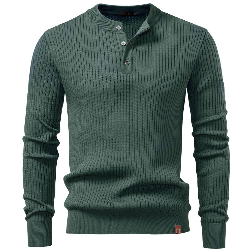 

AIOPESON Classic Polo Sweater Men Old Money Style Long Sleeve Solid Color Contemporary Fit Silk Touch Luxury Brand Polo EUR S 55-65kg