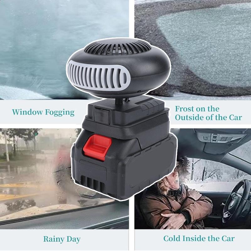 Space Heater Car Heater 170W 12000mAh Cordless Portable Heater Electric Tricycle Car Defroster for Outdoor Home