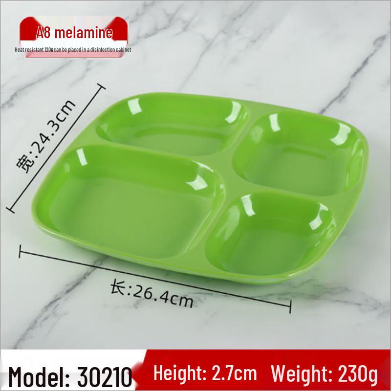 Melamine Divided Dinner Plate