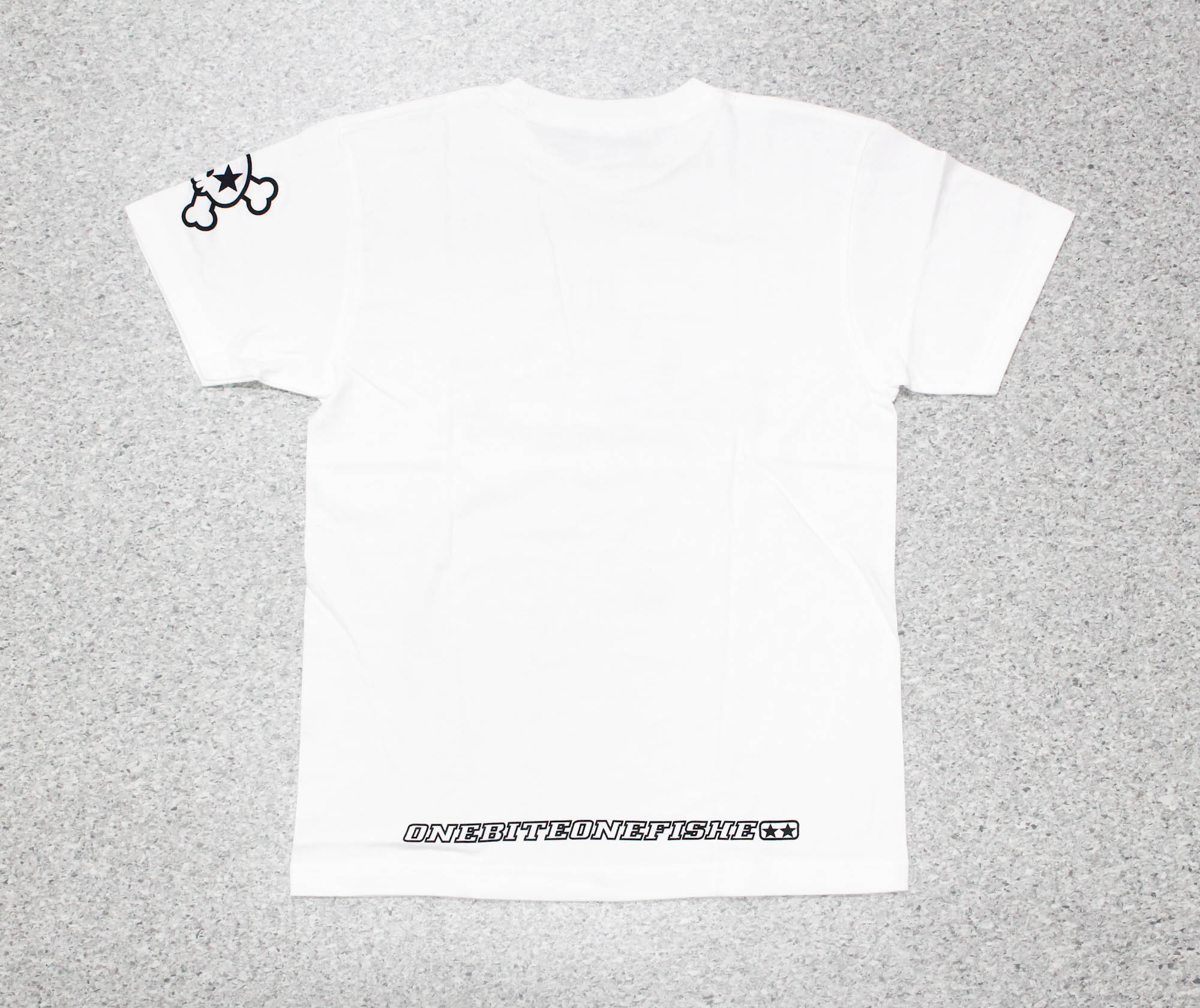 Футболка One Bite One Fish OBOF Hit The Road белая — фото 2