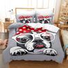 2014 Cute dog Bedding Set Single Twin Full Queen King Size Pet dog Bed Set Teenager Bedroom Duvetcover Sets 3D Print 031