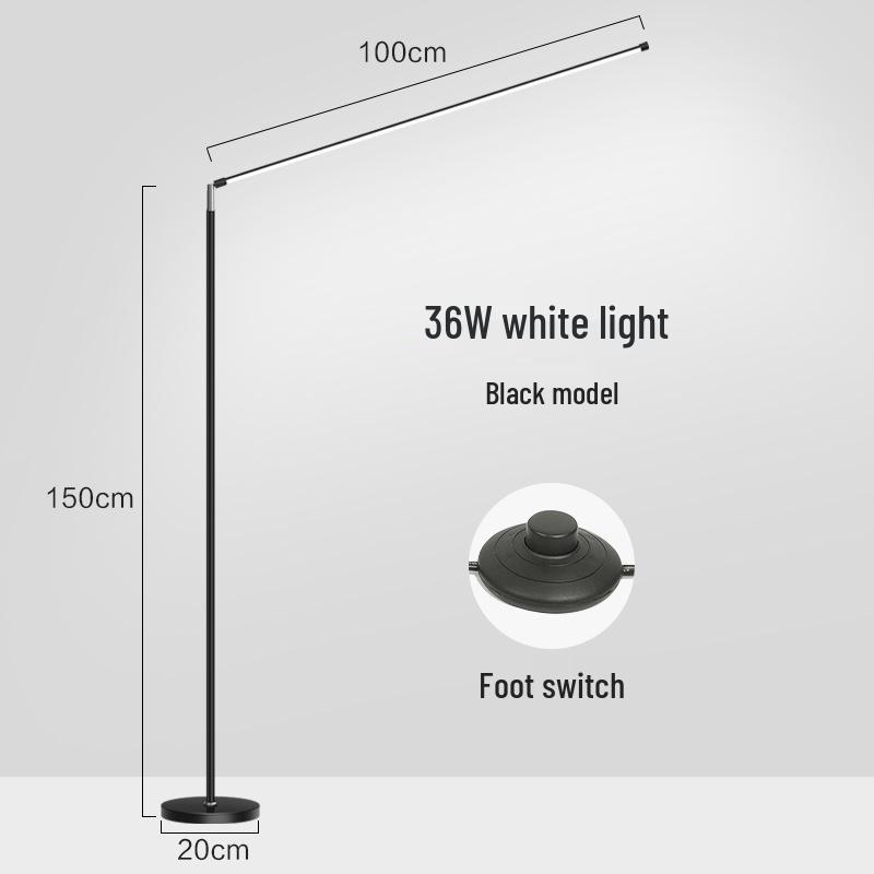 Retractable Super Bright LED Floor Lamp for Living Room, Bedroom, Bedside, Reading, Piano, and Eyelash Extension
