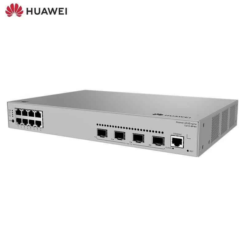 Huawei KunLun S310-8P4X Managed Gigabit PoE Switch with 10G Uplinks