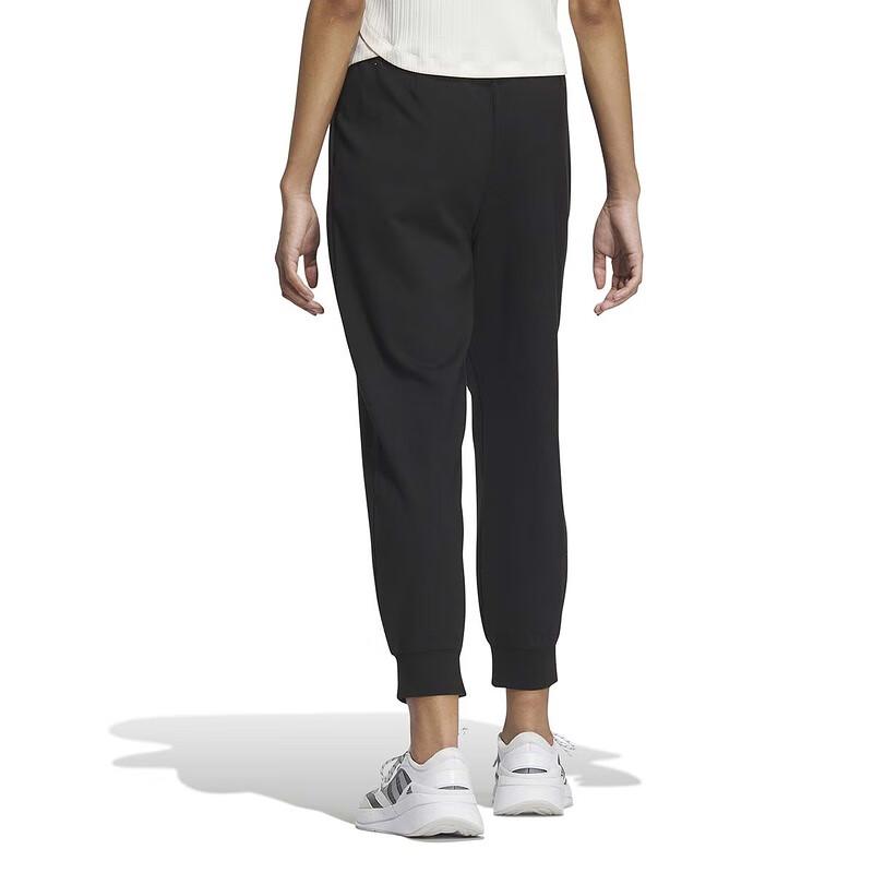 Adidas Solid Color Logo Joggers Women Bottoms Black IM8830