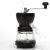 Manual Coffee Been Mill Stainless Steel Handle Coffee Grinder with Storage Glass Jar LS