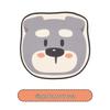 Schnauzer Cartoon Car Seat Cushion for BYD Seagull, Dolphin, Seal 05